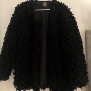 A faux fur coat from Vince Camuto.